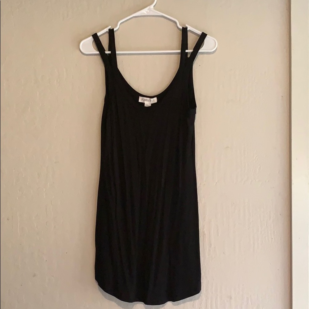 Mini black dress